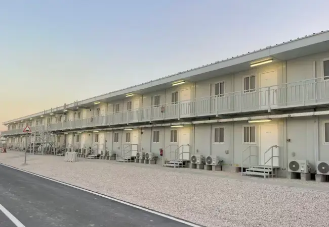 360 Sets Flat Pack Container Houses for Workers Camp in Saudi Arabia Reliable Modular Housing Solution for Middle East Projects