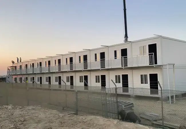 360 Sets Flat Pack Container Houses for Workers Camp in Saudi Arabia Reliable Modular Housing Solution for Middle East Projects