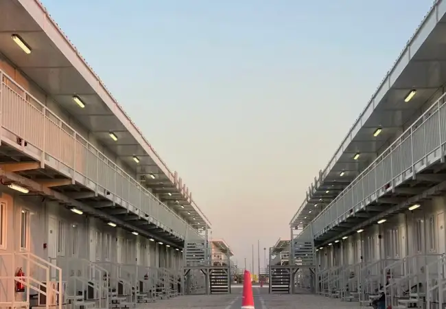 360 Sets Flat Pack Container Houses for Workers Camp in Saudi Arabia Reliable Modular Housing Solution for Middle East Projects