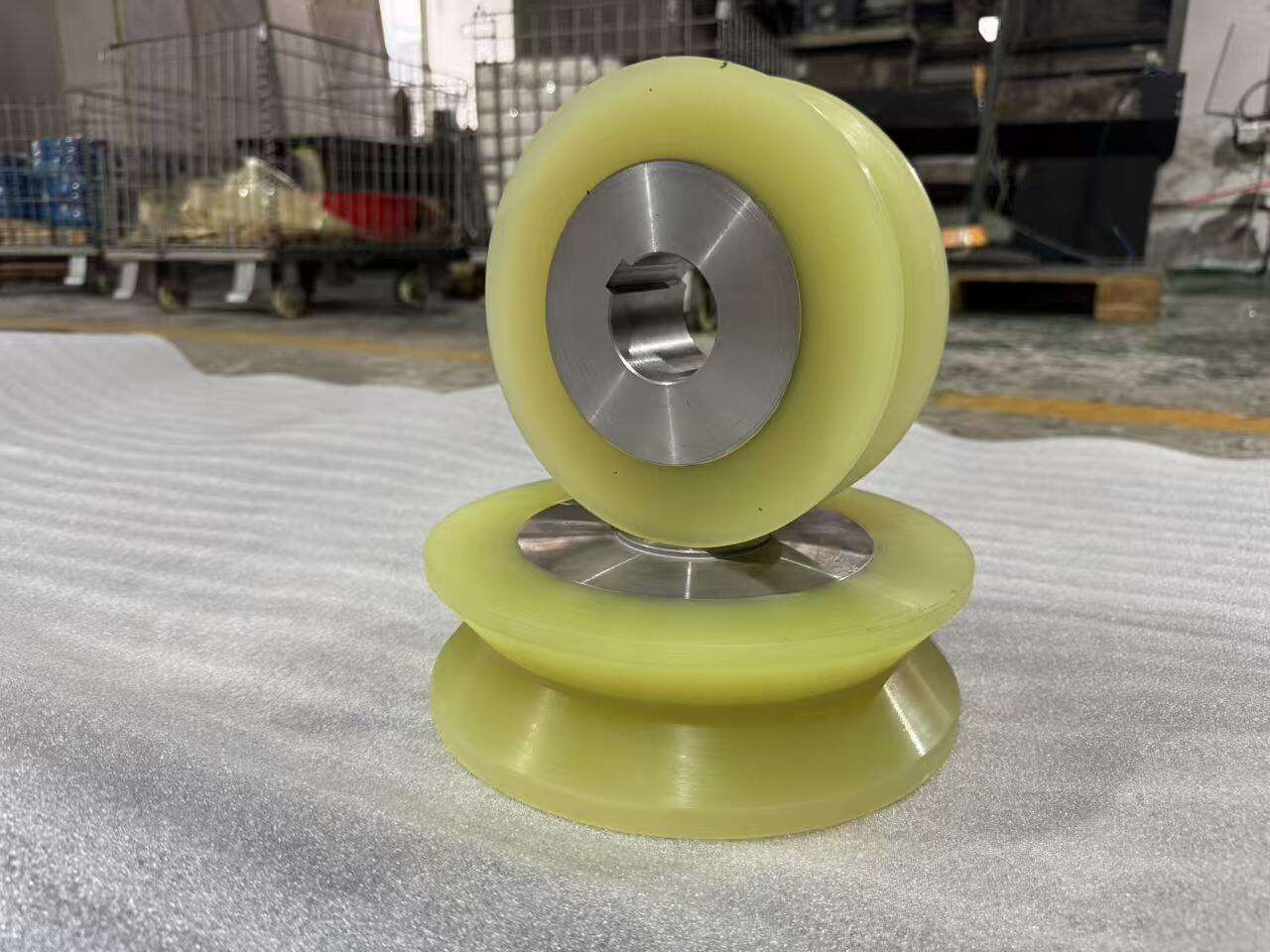 Polyurethane V-wheel/pulley/traction wheel wear-resistant