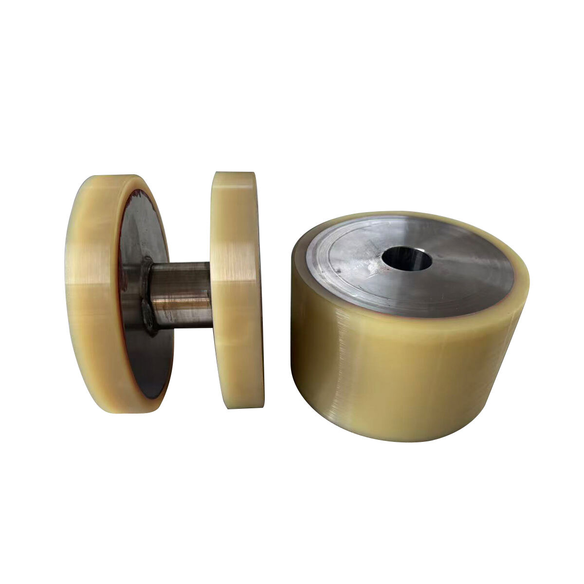 Heavy-Duty Large Polyurethane Rubber Wheel PU Caster for Industrial Equipment Custom Cutting Processing Available