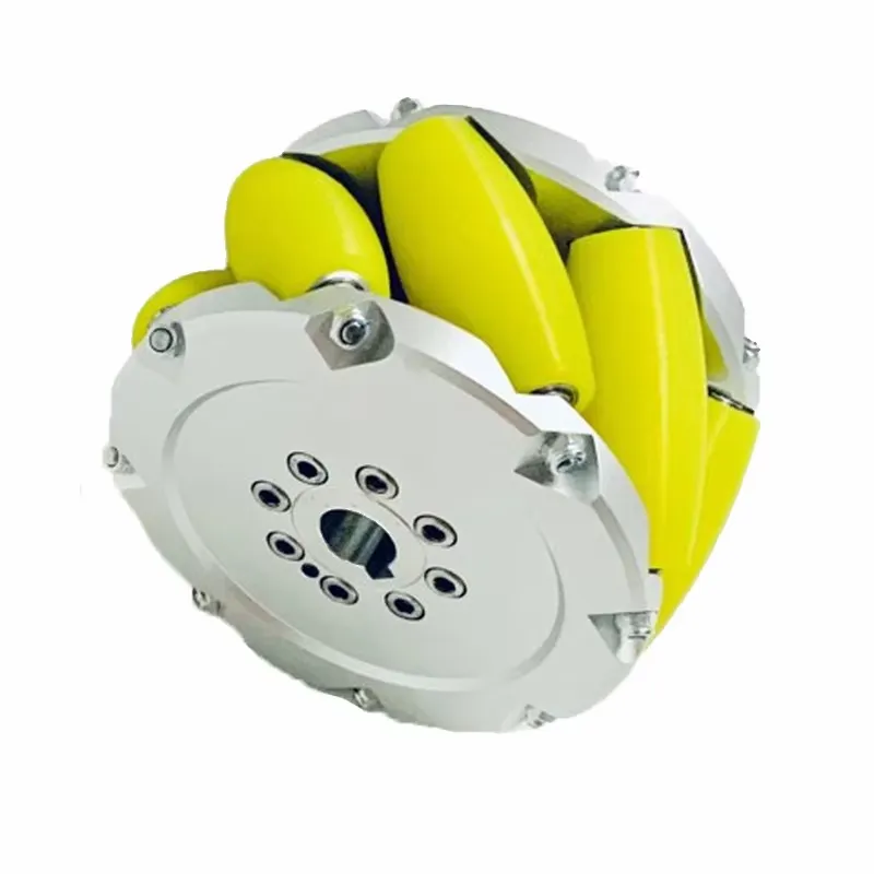 Comment une roue en caoutchouc améliore-t-elle la manipulation des charges dans les machines lourdes ?