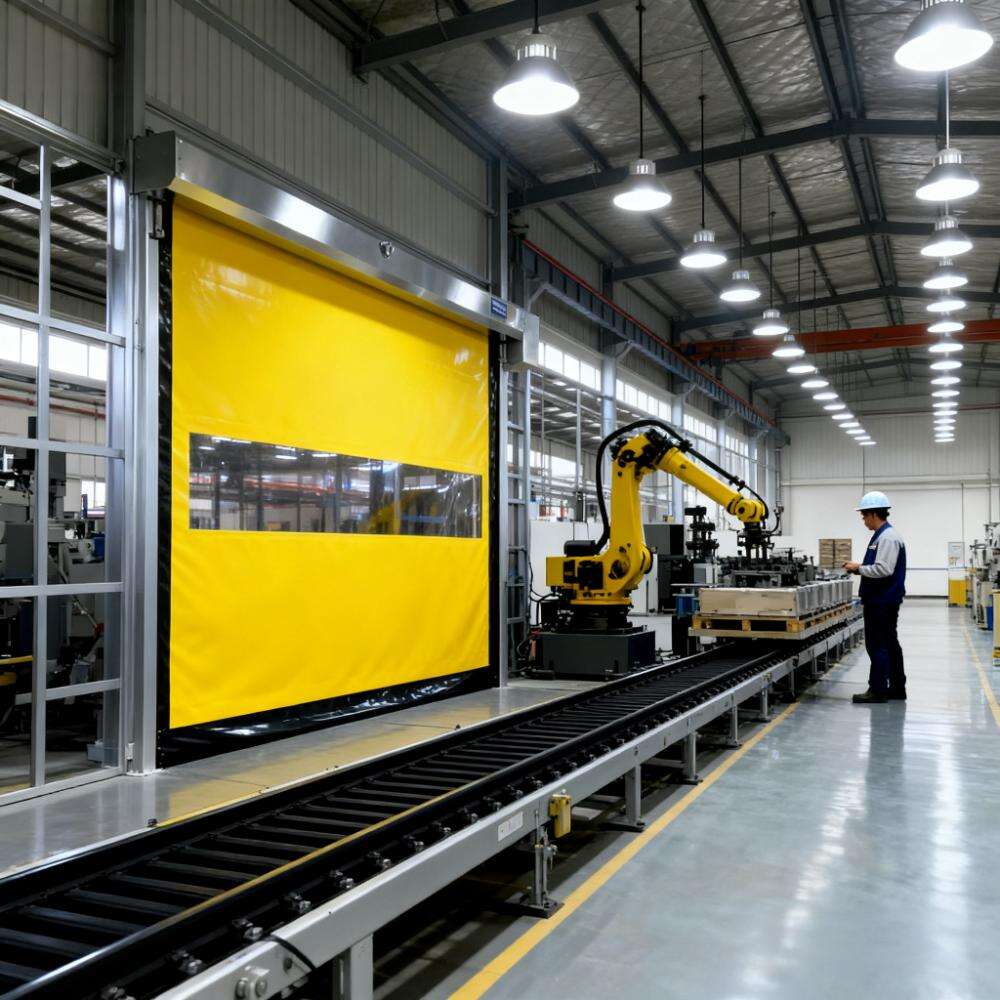 OUTUS Zipper Type Cold Room Door | -40°C Freezer Rating, Nylon Fabric with Viewing Window