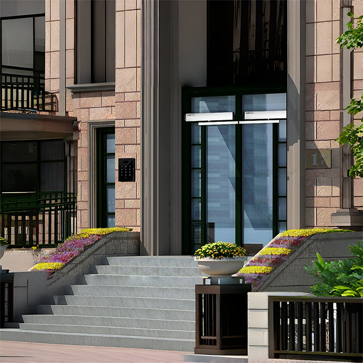 جهاز إغلاق أوتوماتيكي لل أبواب من النوع ثنائي الوضع، قابل للبرمجة ومنخفض الضوضاء، ومزوّد بوظيفة المساعدة الكهربائية، يستخدم في المستشفيات والمكاتب