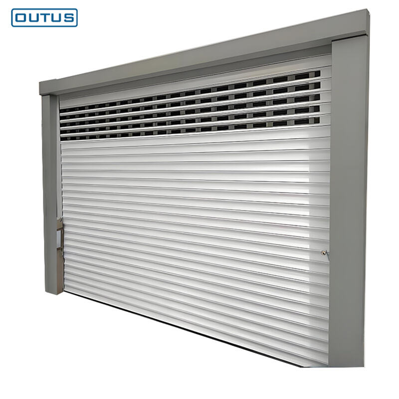 Puerta Enrollable Perforada de Aluminio - Ventilación y Seguridad Antirrobo para Comercios