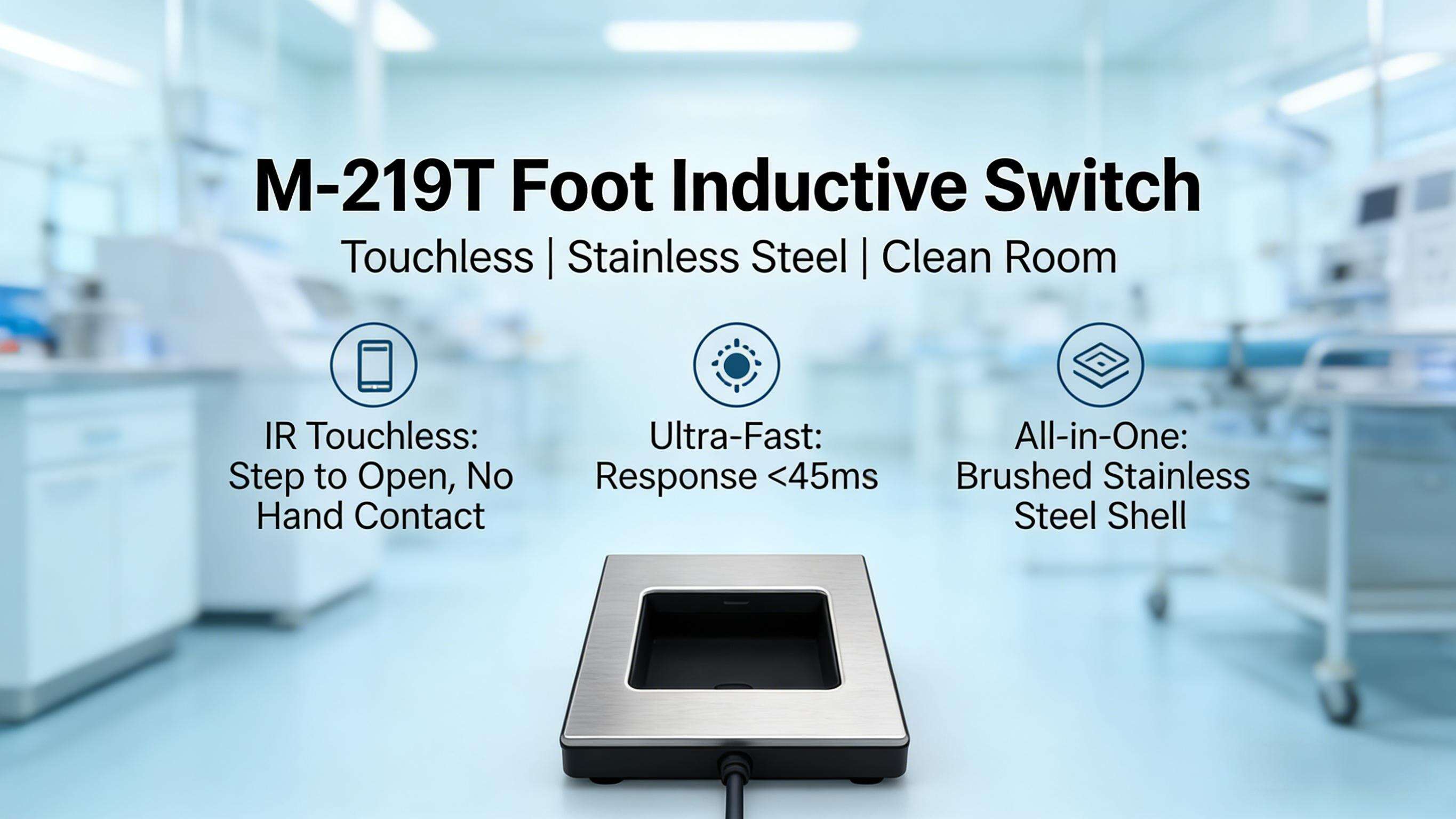 Foot Inductive Switch Real Shot - Step to Open Door, Touchless & Super Convenient!