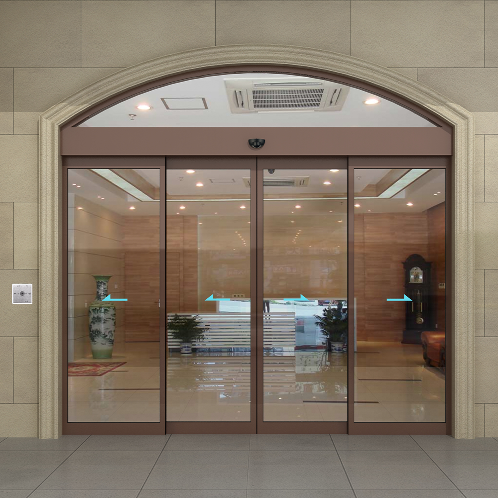 Interruptor de programa para puerta automática: ajuste multimodo para control de acceso comercial