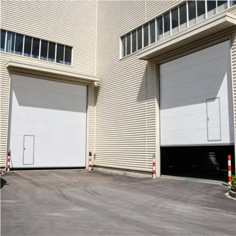 OUTUS Industrial Steel Vertical Sliding Lift Door, Insulated Overhead Warehouse Door