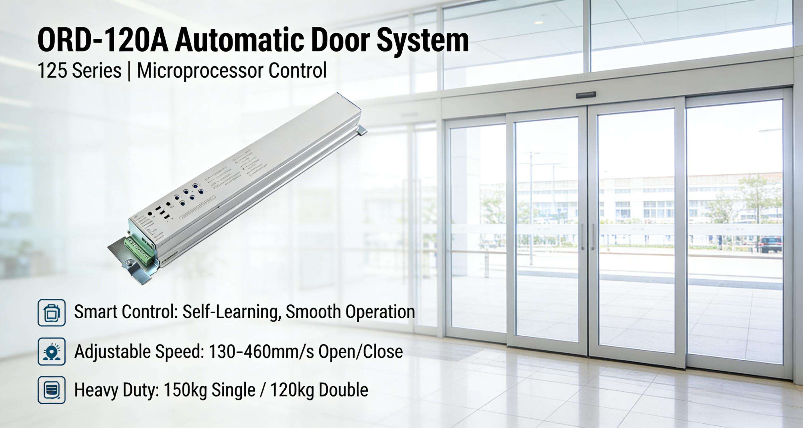 Unboxing Real Shot! ORD120A Automatic Door System - Full Set of Original Accessories Specification Display
