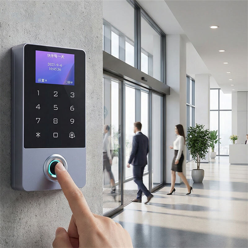 controlador de acceso de 2 modos: modo lector/autónomo para oficinas, comunidades y villas