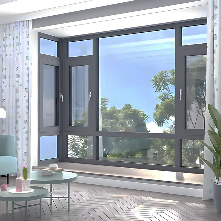 OUTUS 90° Thermal-Break Casement Window – CE Double Glass