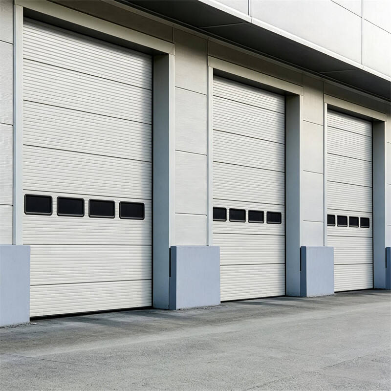OUTUS Industrial Steel Vertical Sliding Lift Door, Insulated Overhead Warehouse Door