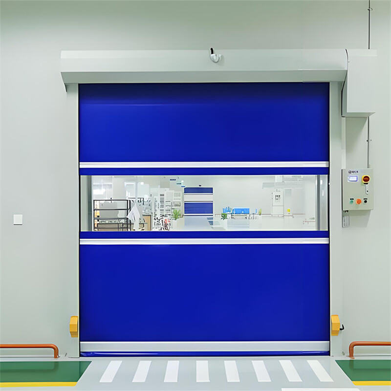 OUTUS PVC အမြန်နောက်ဆက်တွဲတံခါးစနစ် – လေအားဖြင့်ဖိအားထားသော သန့်စင်ခန်း CE