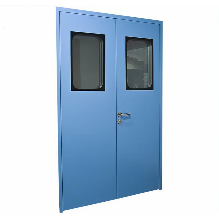 Outus Automatic Clean Room Airtight Steel Double Swing Steel 