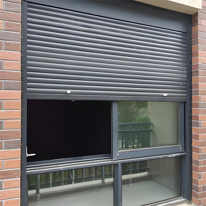 Ventana Eléctrica de Enrollable de Aluminio - Elevación con Un Solo Clic para Sombrilla Solar y Antirrobo en Balcón de Villa