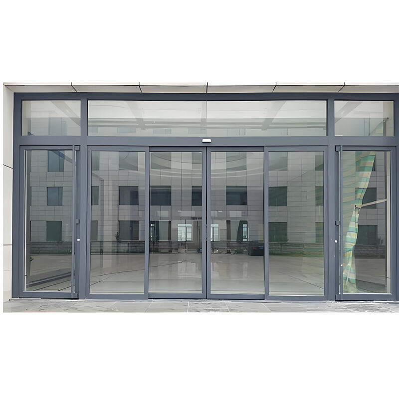 OUTUS Aluminium Profile Frame Automatic sliding glass Doors