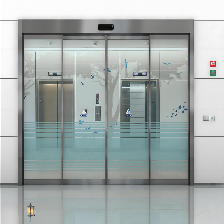 Sensor de movimiento y seguridad para puerta corredera automática con protección contra el aplastamiento