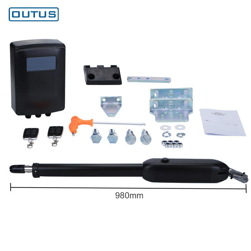 Modern Industrial Double Opening Swing Gate Opener with Automatic Electric System for Villa