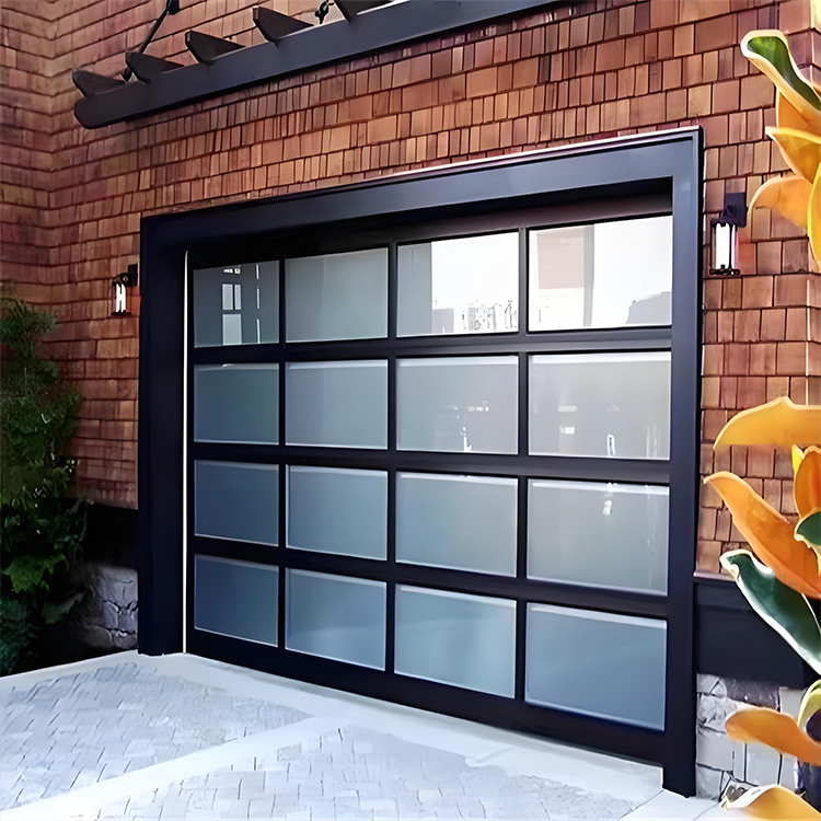 Puerta Personalizada de Aluminio con Perspectiva - Ignífuga y Antipinchazos, Puerta Elevadora de Cristal Panorámico para Escaparates