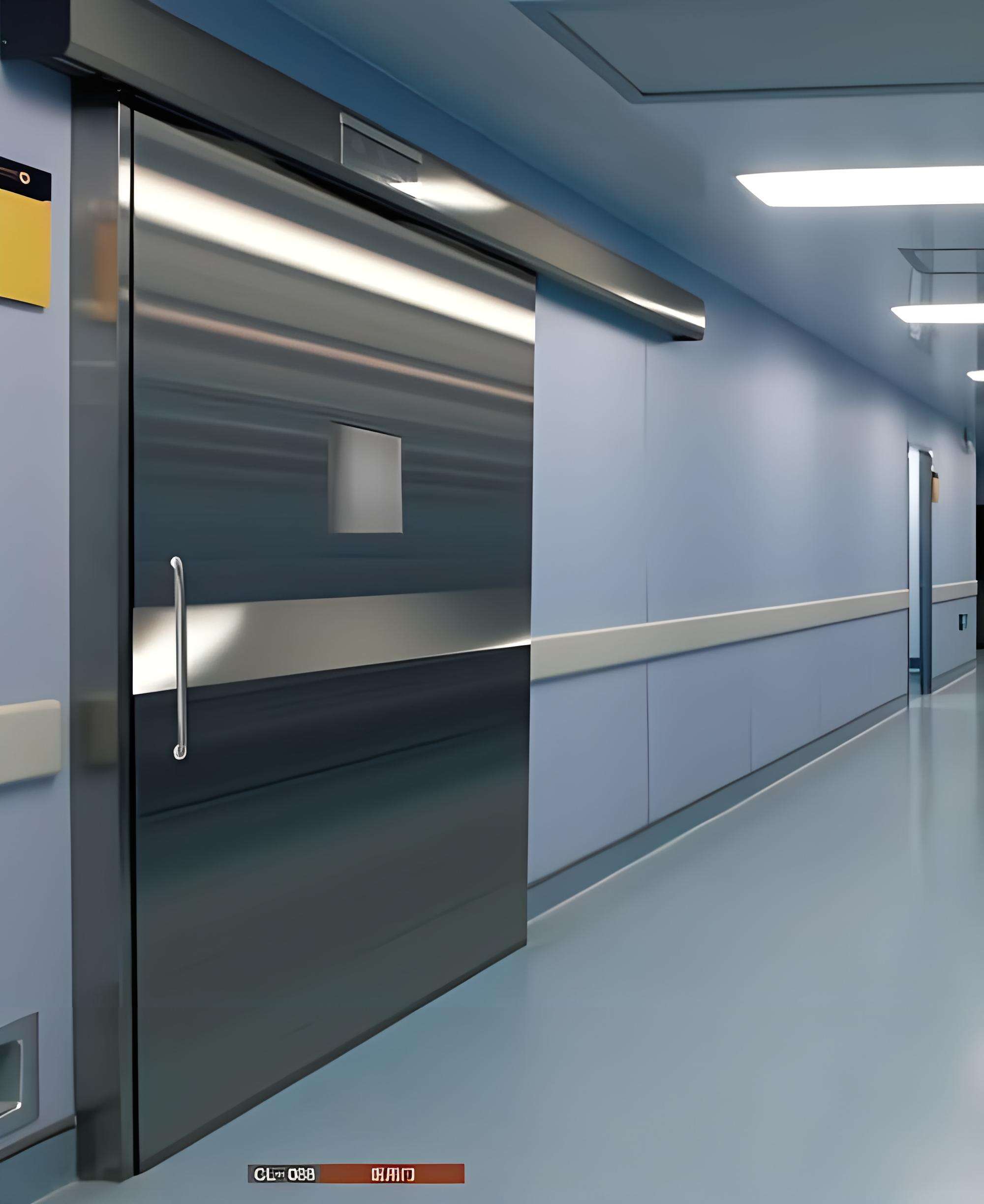 OUTUS Hospital Hermetic Sliding Door | Antibacterial Steel, CE Certified for OR & Patient Ward 
