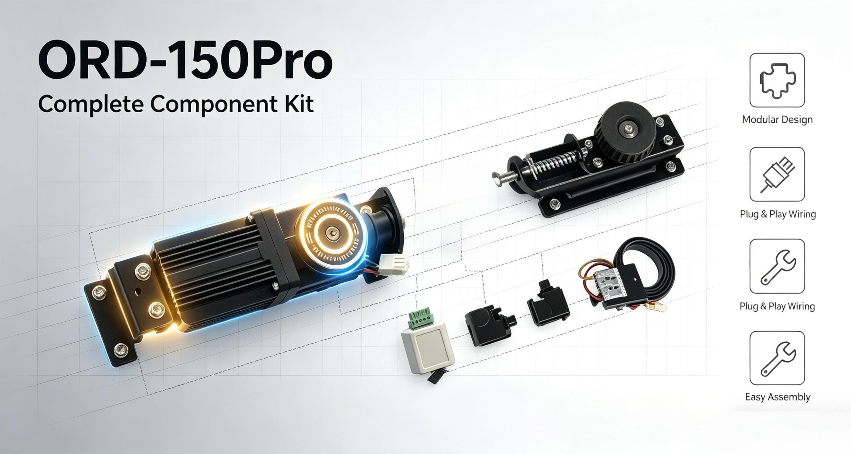 ORD150Pro Automatic Door Open & Close Demo - Hospital Entrance Real Shot!