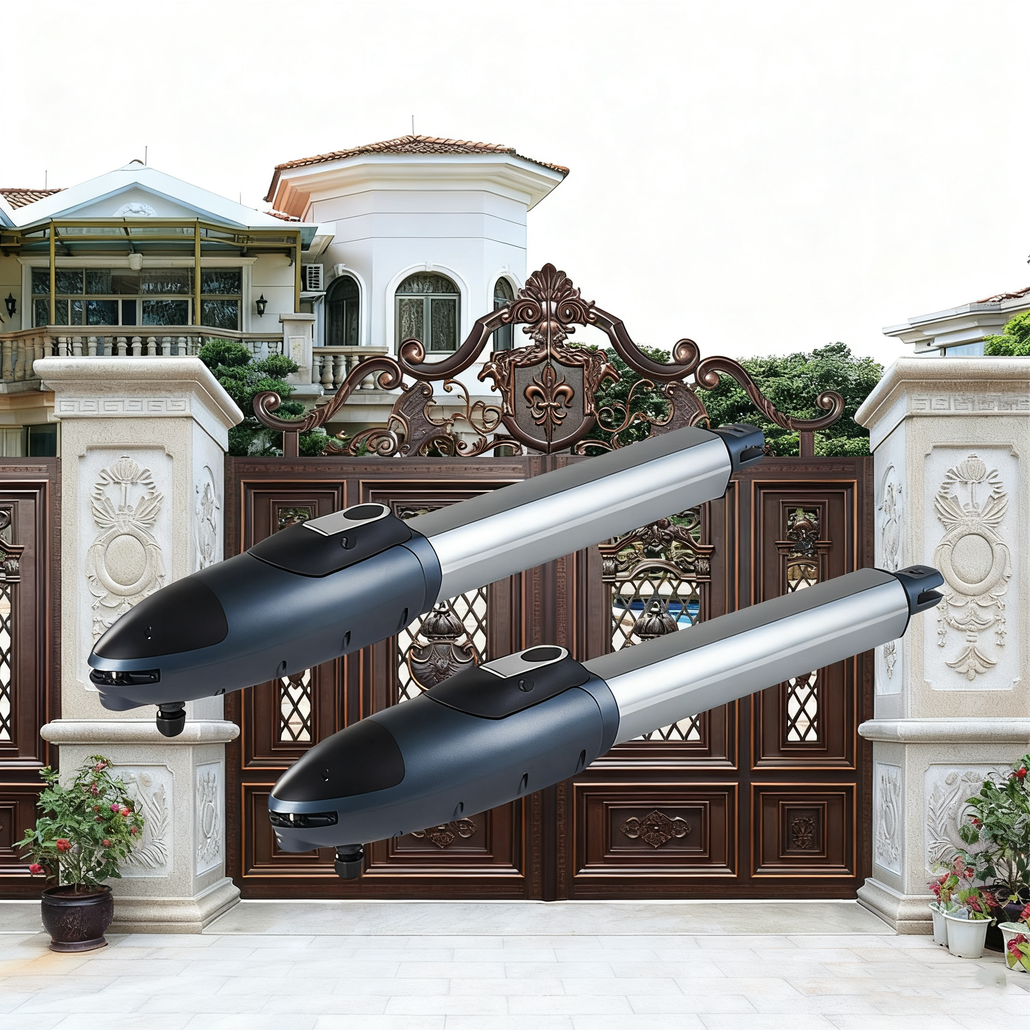 OUTUS CE ve RoHS Sertifikalı Kanat Kapı Operatörü | 300KG Yük, Ezme Emniyet Sistemi