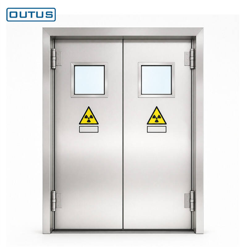 OUTUS Swing Open Medical Radiation Protection Lead Door, X-Ray CT Room Shield Door