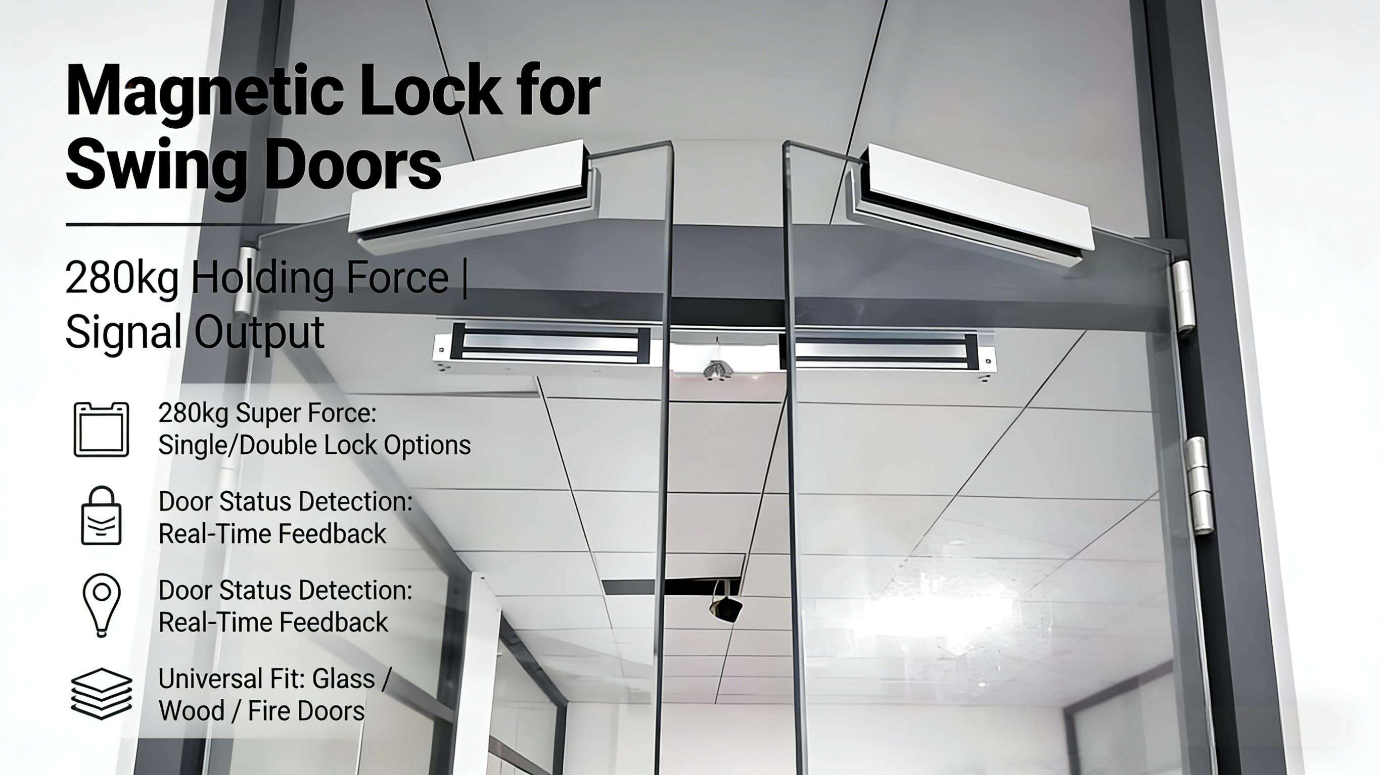 Demostración del funcionamiento del bloqueo magnético de múltiples puertas: detección precisa del estado de la puerta y vinculación exacta del acceso