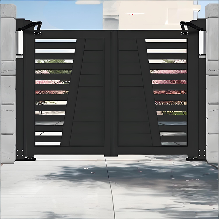 Abrepuertas inteligente montado lateralmente para puertas batientes: cierre eléctrico de puerta con control digital para uso doméstico y comercial