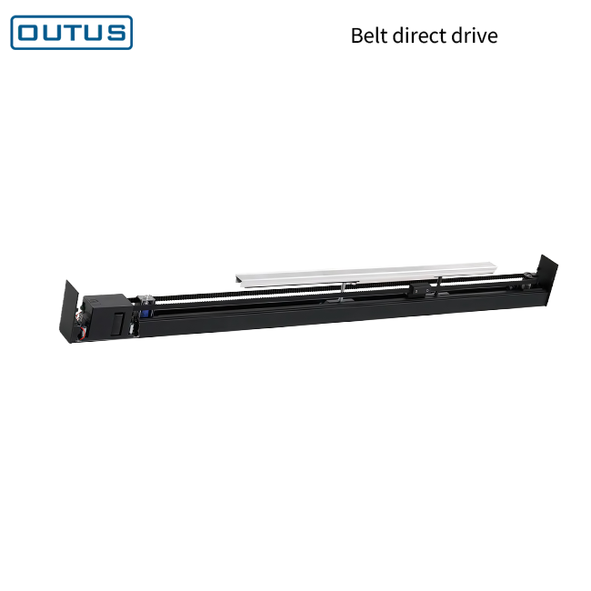 OUTUS Ticari Doğrusal Motorlu Kayar Kapı | Tümleşik Ünite, Alan Tasarrufu ve Aşırı Sessiz Çalışma