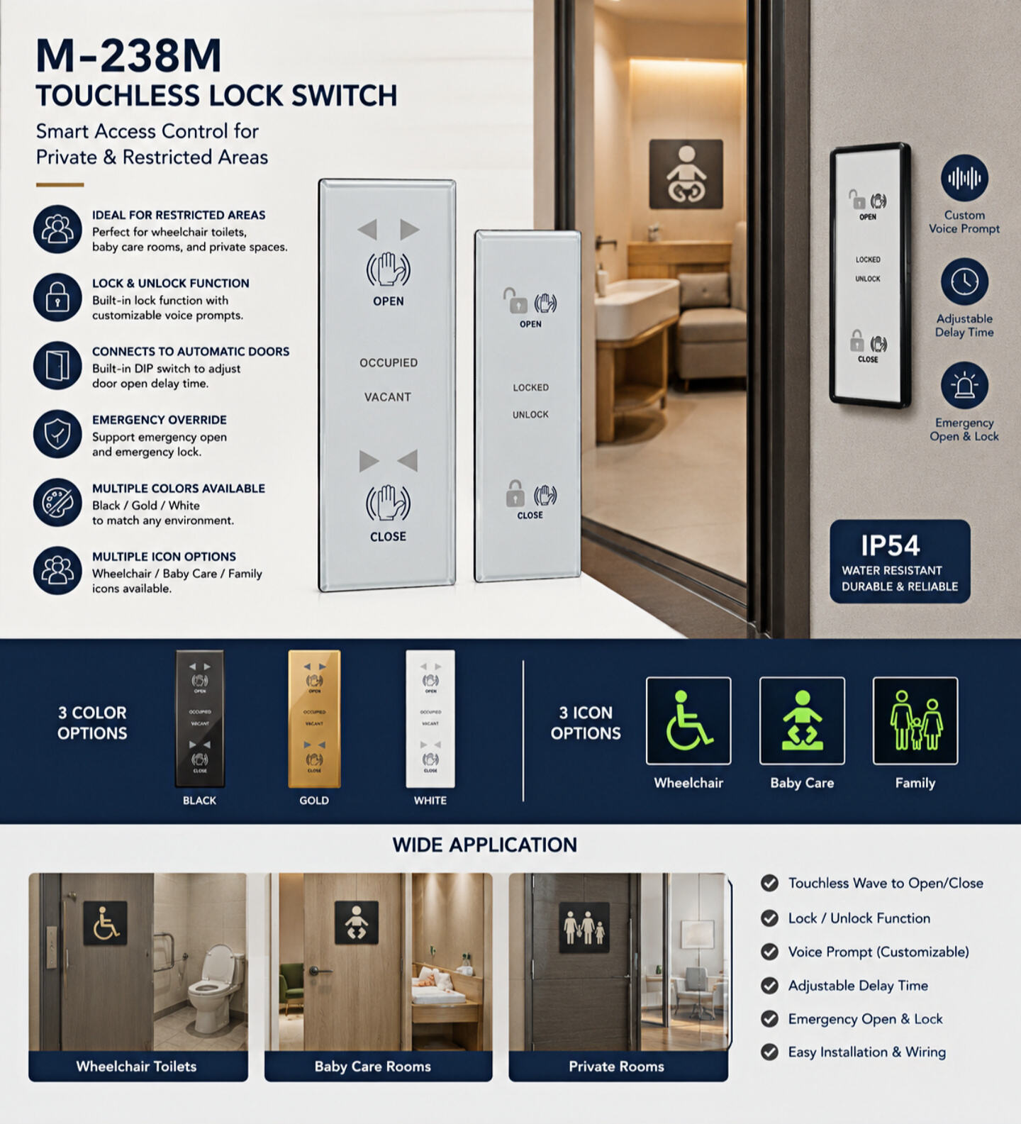Hands-Free Auto Door Switch - Multi-Language Voice Prompt 30min Auto Lock.jpg