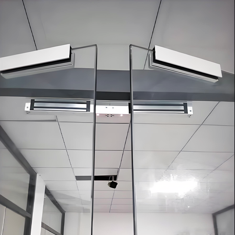 Cerradura magnética individual/doble: universal para puertas ignífugas o de vidrio, bloqueo al suministrar energía