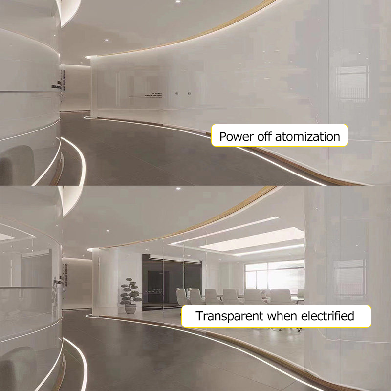 Vidrio inteligente conmutable PDLC OUTUS – Privacidad instantánea transparente/esmerilada