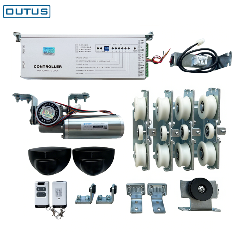 300KG Heavy Duty Automatic Sliding Door Mechanism System Control Unit for for Shopping Mall Entrance Hospital