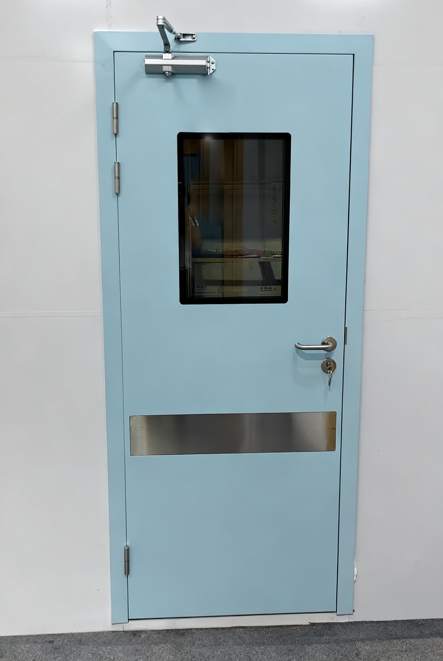 OUTUS Steel Security Door | Fire Rated, CE Certified for Industrial Buildings & Factory Entrances