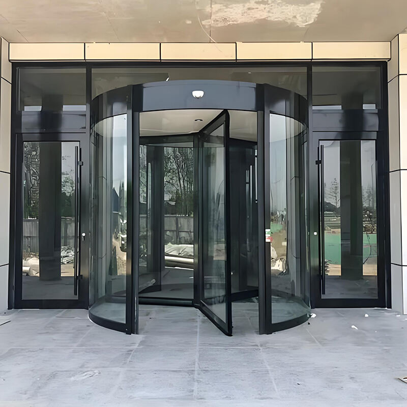 OUTUS Automatic aluminum alloy glass revolving door
