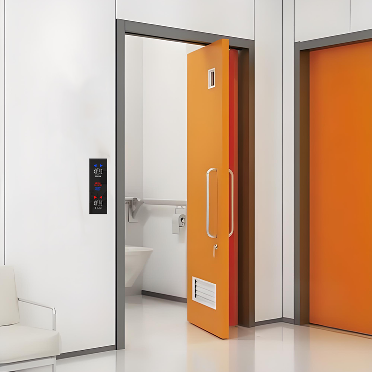 Interruptor automático de puerta manos libres: indicación de voz multilingüe y bloqueo automático a los 30 minutos