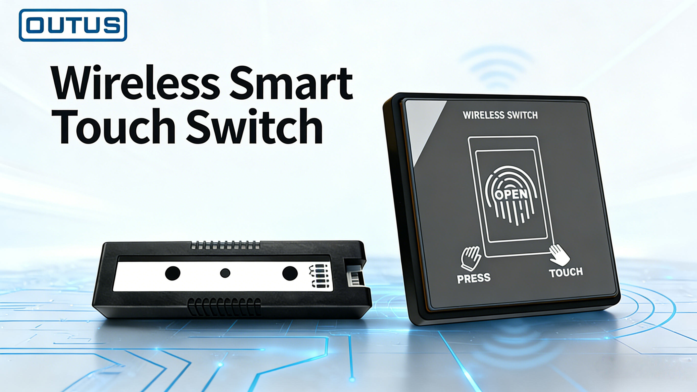 Touch Switch for Auto Door - Light Tap to Open, Easy to Install