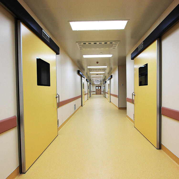 OUTUS Hastane Hermetik Kayar Kapı | Antimikrobiyal Çelik, Ameliyathane ve Hasta Koğuşları İçin CE Sertifikalı