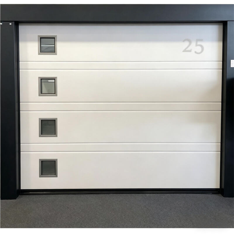 OUTUS Insulated Steel Sectional Flip Garage Door, Villa Automatic Overhead Door