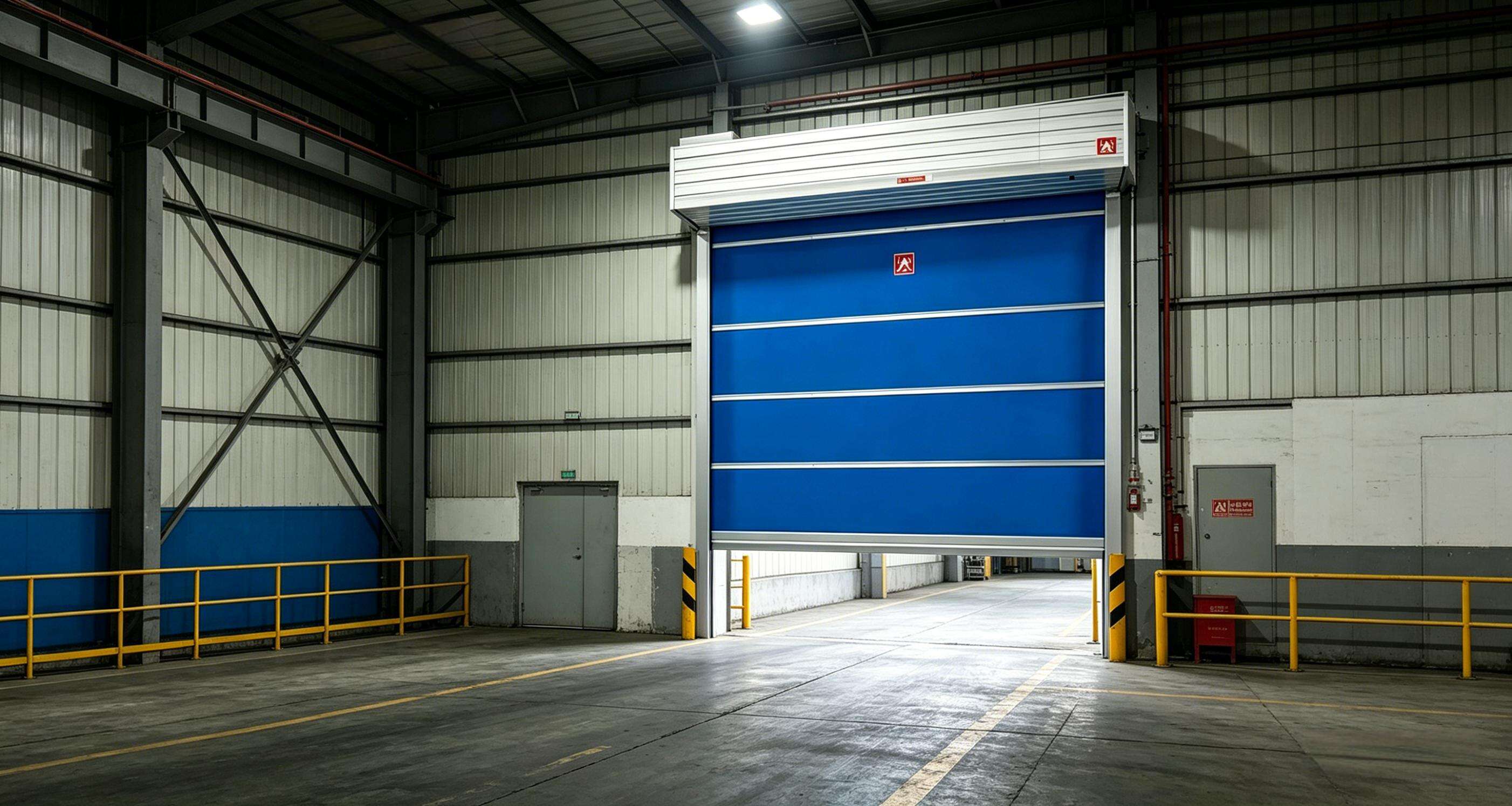 Automatic Fireproof Rolling Door Real Shot, Heat & Smoke Insulation
