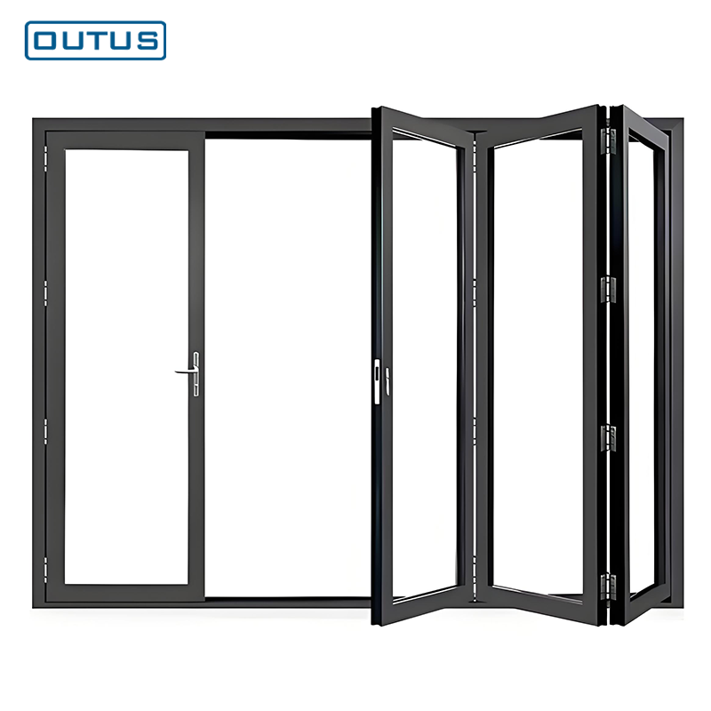 Easy Operation Manual Bi-Fold Door System for Space-Saving Entrances