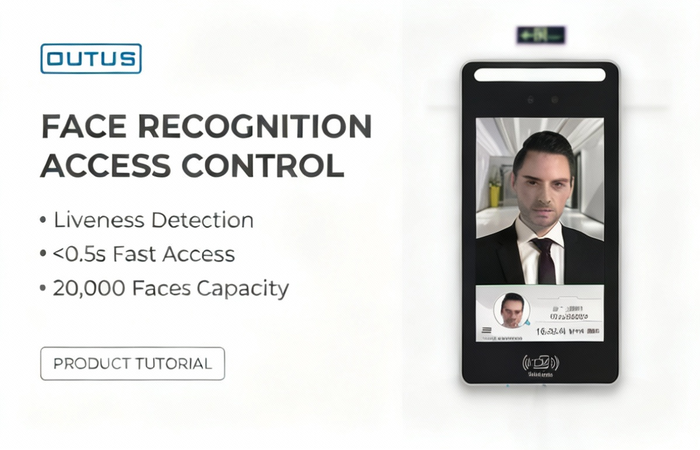 Security Upgrade! Face Access Control Opens with Face Swipe, Efficient and Safe Access to Premise Corridors