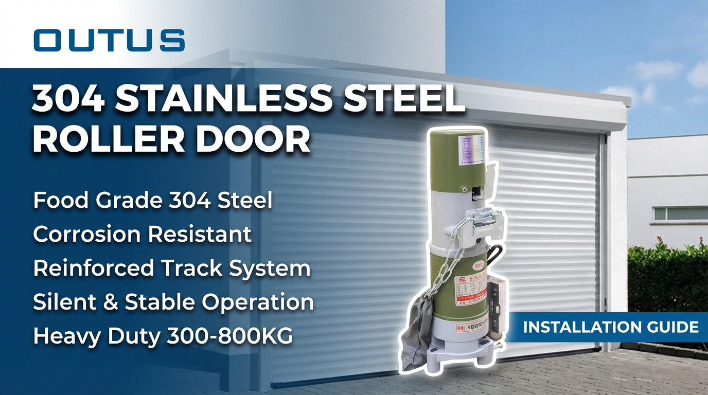 Industrial Stainless Steel Rolling Shutter Door - Reinforced Guide Slot Smooth Operation