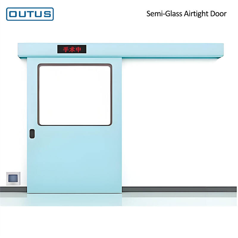OUTUS Semi-Glass Air Tight Medical Door, Operating Room Hermetic Clean Door