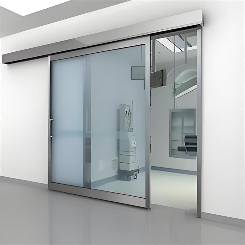 باب أوتوماتيكي محكم الإغلاق لمستشفيات — بورقة واحدة أو ورقتين حسب الاختيار، مزود بمحرك بدون فرشاة وباب مغلق بإحكام