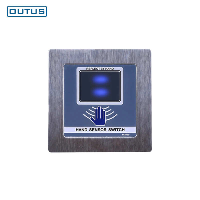 Botón de salida por reflexión infrarroja para puertas de salas limpias y hospitales