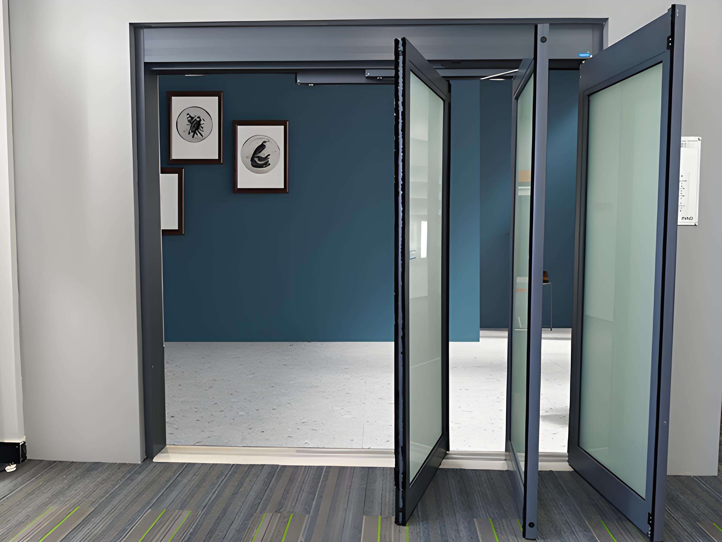 OUTUS Steel Fire Exit Door | Push Panic Bar, CE Certified for Commercial Buildings & Warehouses