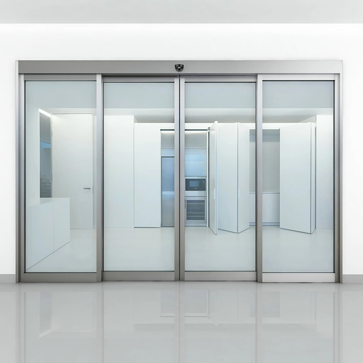 ES200E Commercial Automatic Sliding Door Close Operator Kit Modern Remote Dunkermotoren Motor for Hotel or Hospital Use