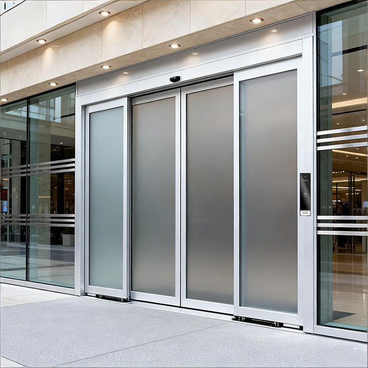 مفتاح لاسلكي لتشغيل الأبواب المنزلقة، يعمل عند جهد ١٢ فولت، لمفاتيح الأبواب الآلية الذكية في المنازل الذكية، بتصميم عصري أنيق بلون أسود لامع، مناسب للفنادق